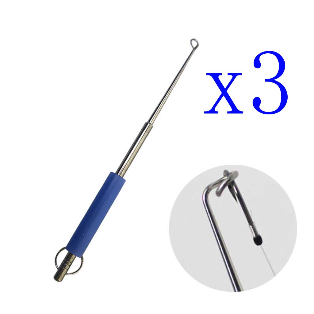 Fishing Rod Building Kit - 3-pack roestvrijstalen vishaakverwijderaar vishaak Disgorger veilig