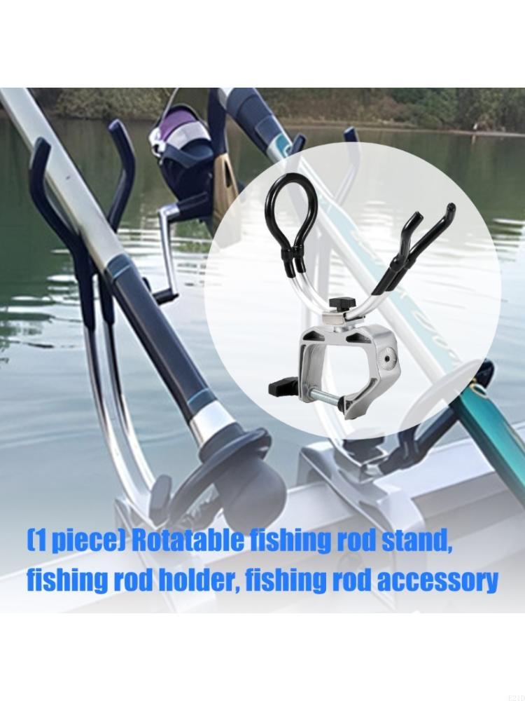 Fishing Rod Boat - Boten hengelhouder met verstelbare klembasis, aluminium