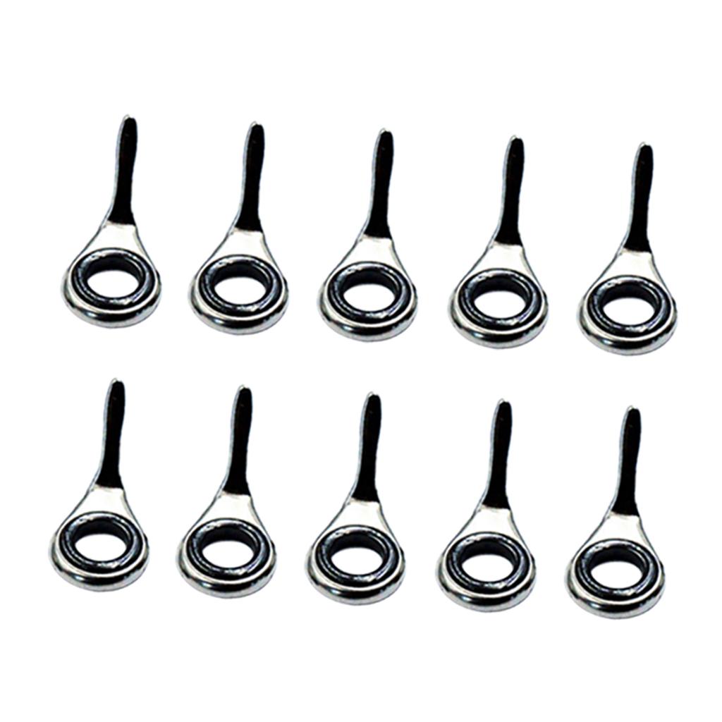 Fishing Rod Guide Replacement - Set van 10 telescopische hengelgeleiders Vislijngeleiders