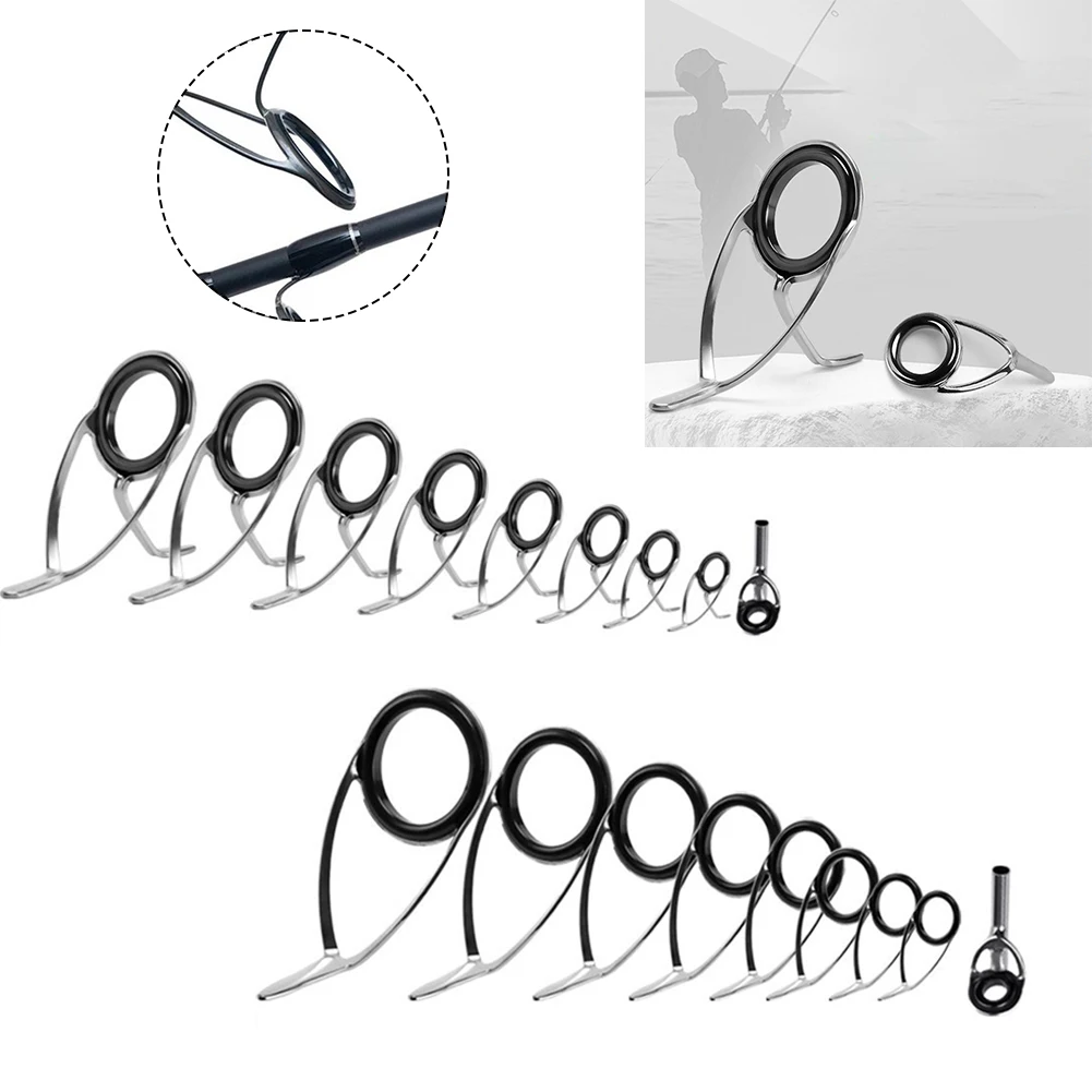 Fishing Rod Repair Kit - 9 stks Hengel Top Ring Tip
