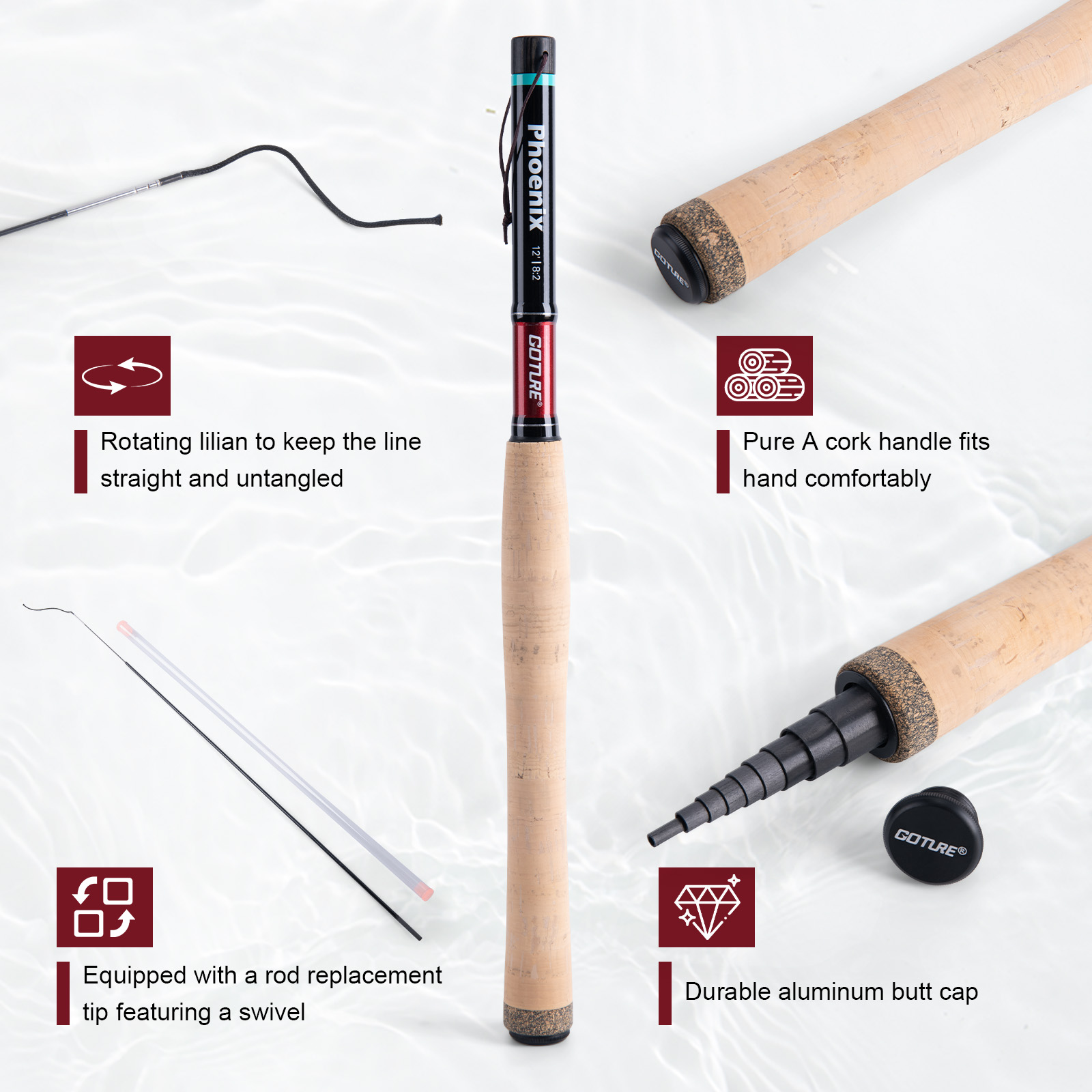 Goture 3,6m Tenkara hengelset  - Fishing Rod Fly recensie en prijs