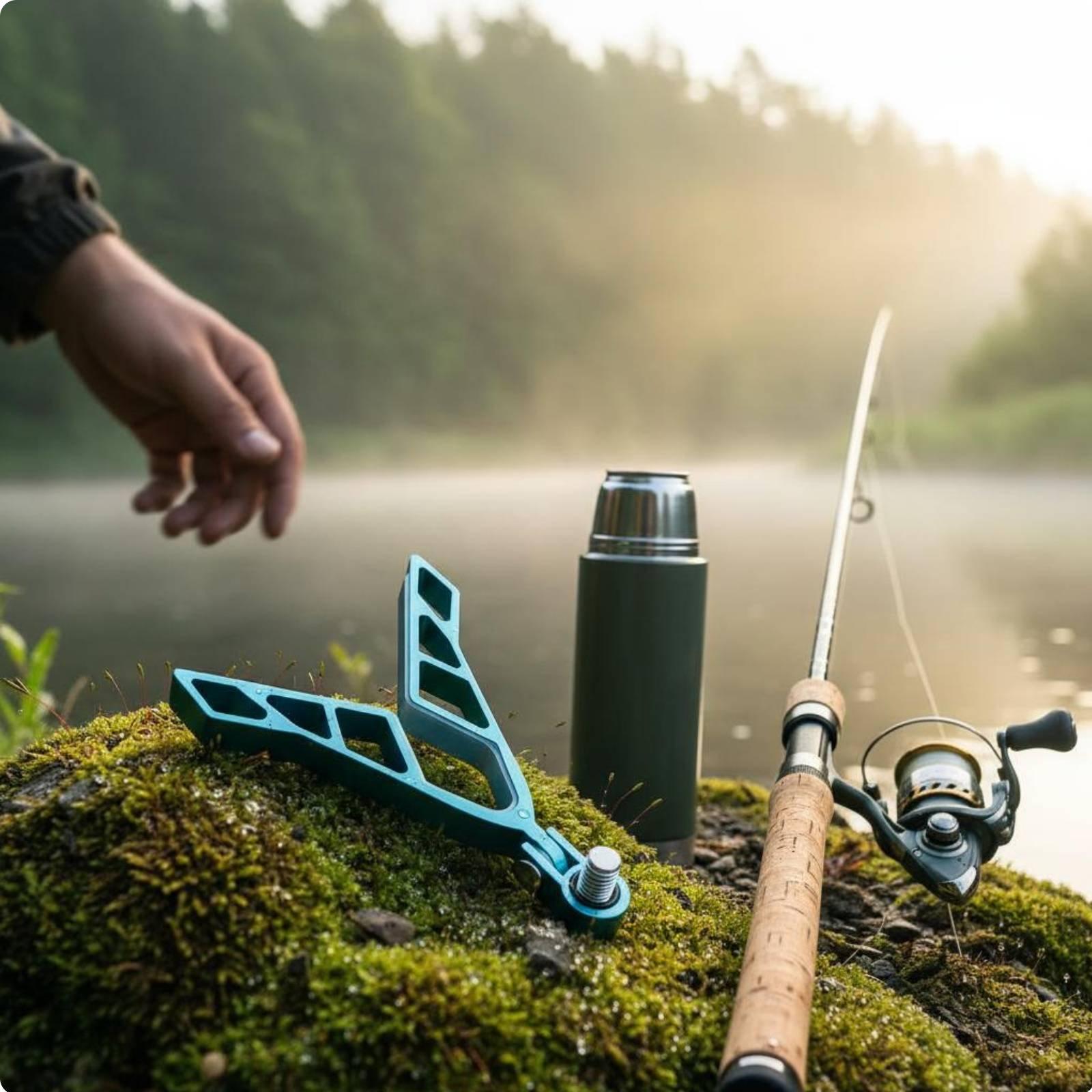 Duurzame aluminium hengelhoude - Fishing Rod Boat recensie en prijs