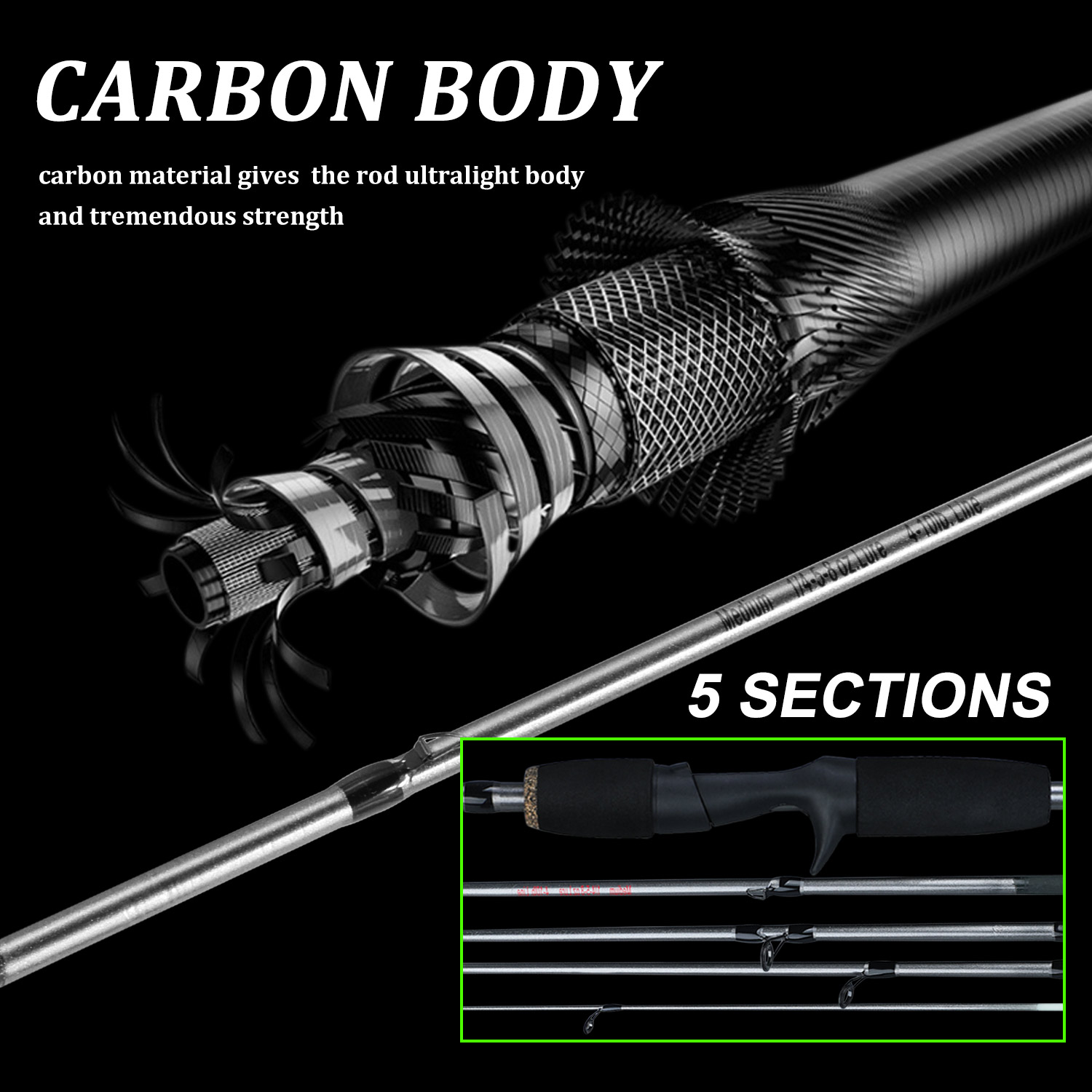 Sougayilang Hengel Combo 1.7m  - Fishing Rod Casting recensie en prijs