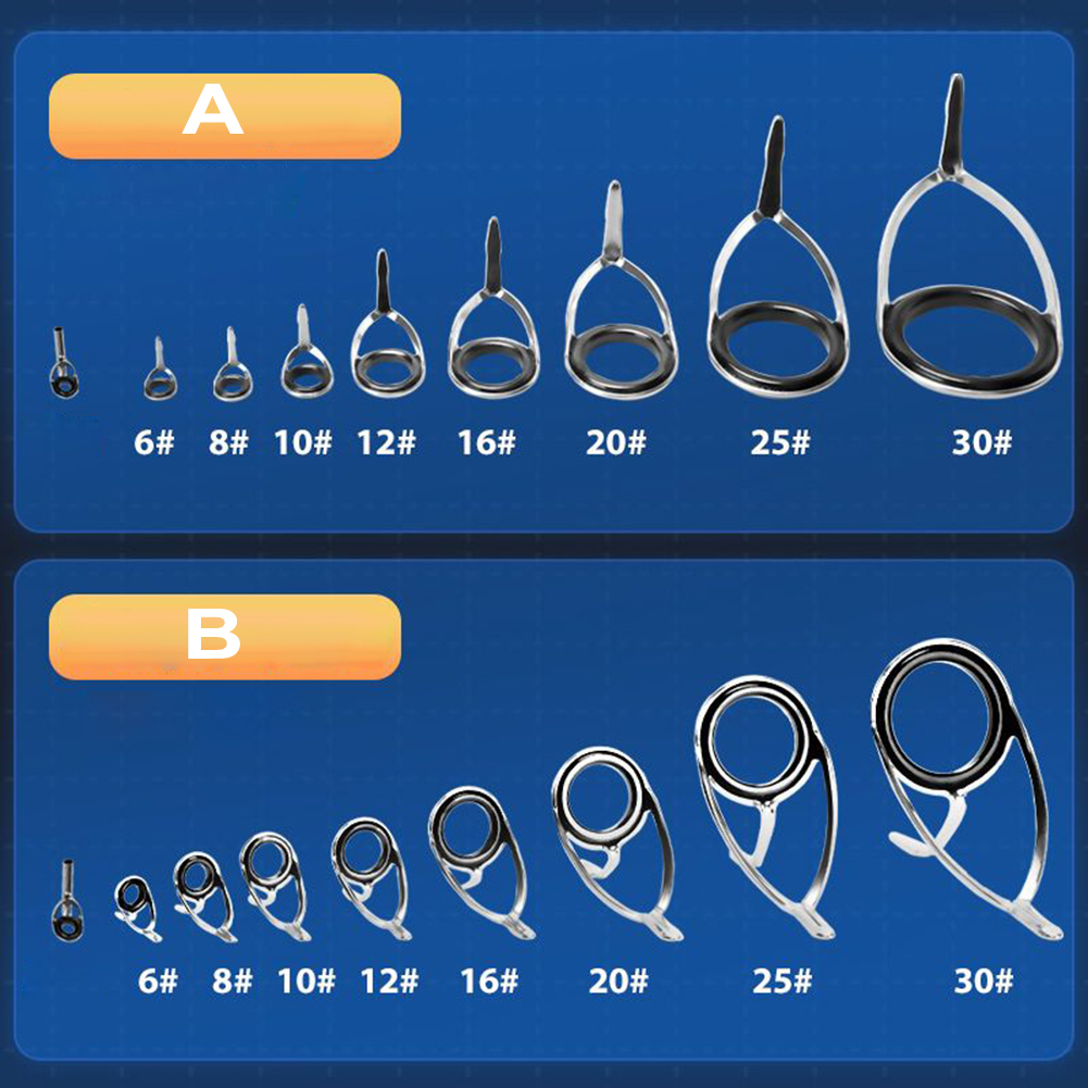 9 Stuks Hengel Geleider Kerami - Fishing Rod Building Kit recensie en prijs