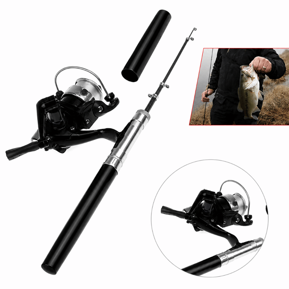 Draagbare 39 inch spinhengel c - Fishing Rod Spinning recensie en prijs